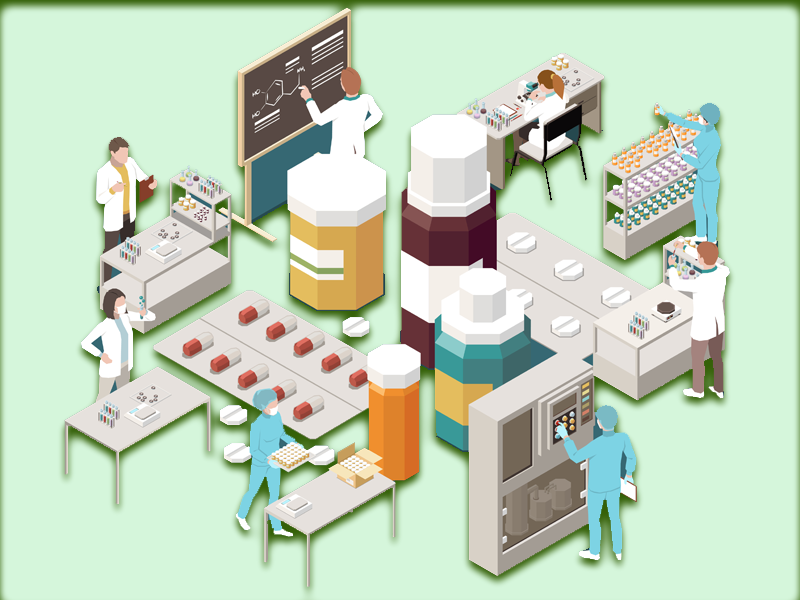 “Pharmaceutical third party manufacturing company production unit”